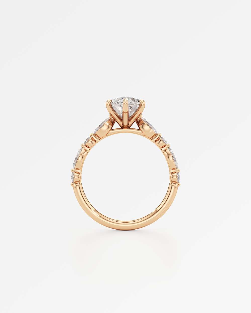 Zolaine Solitaire Diamond Engagement Ring
