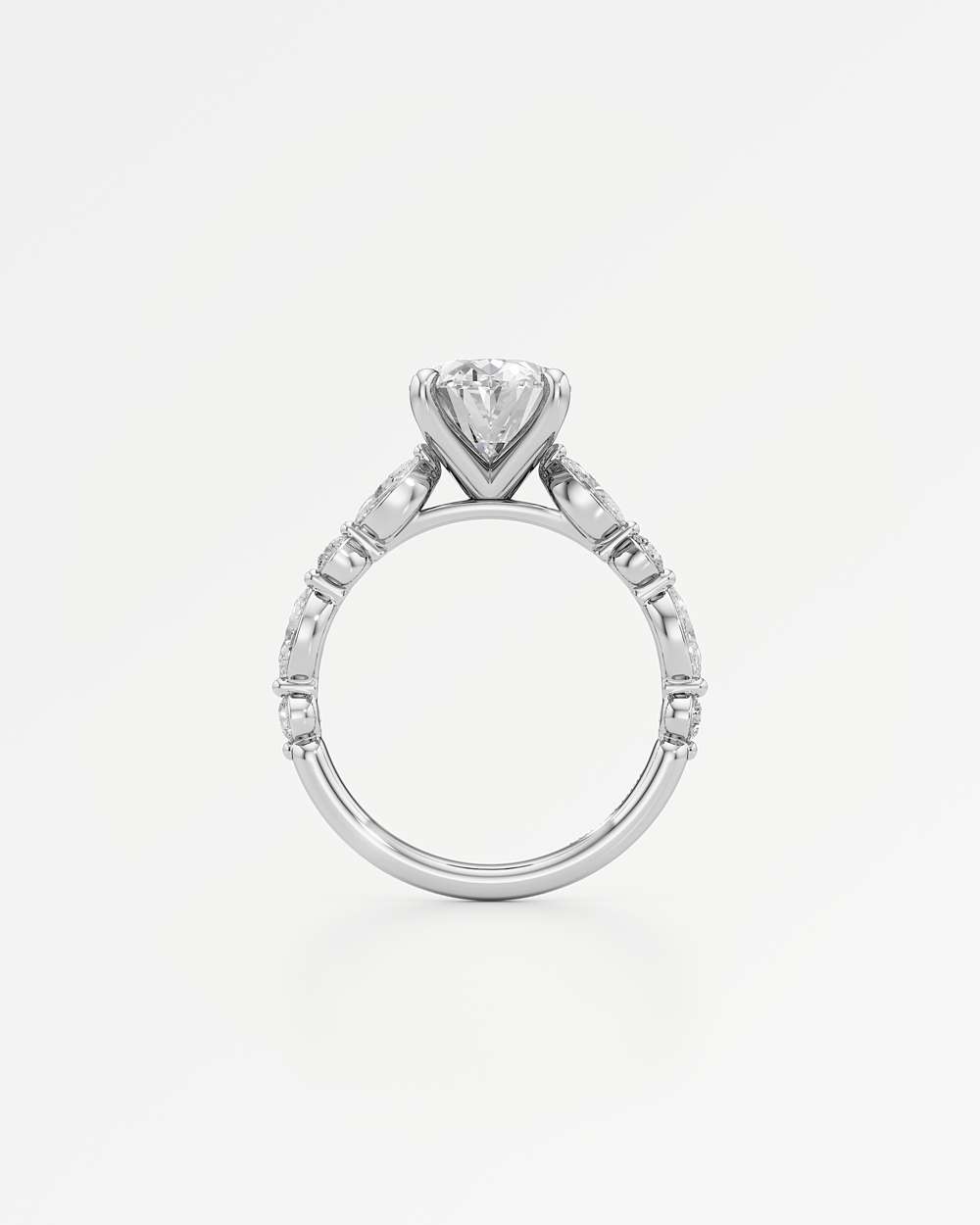 Zolaine Solitaire Diamond Engagement Ring