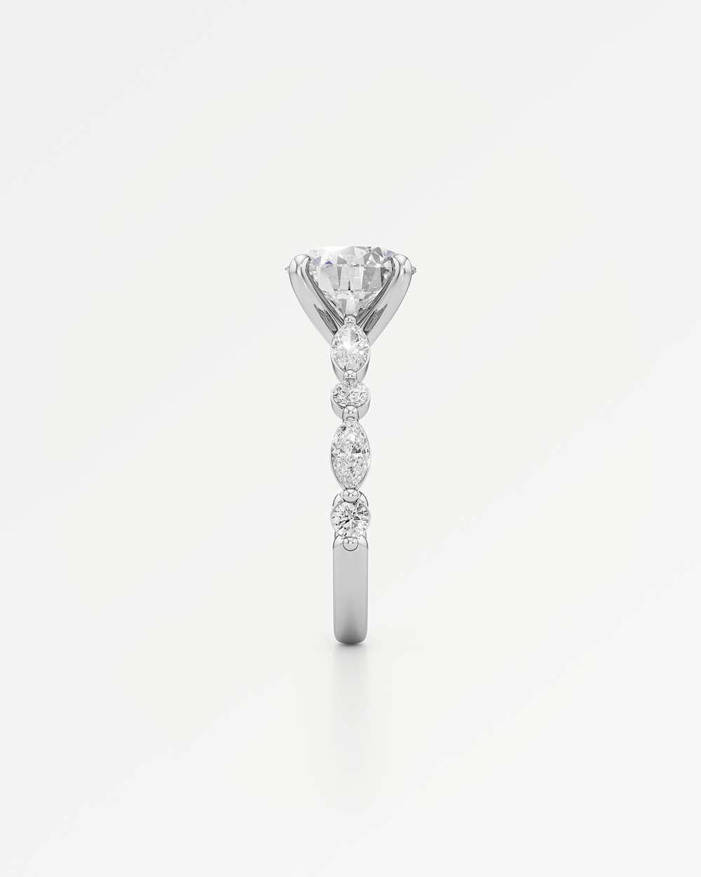 Zolaine Solitaire Diamond Engagement Ring